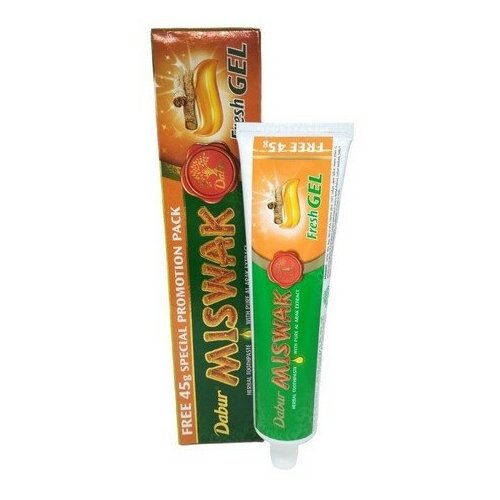 Зубная паста Miswak Dabur Fresh Gel 135 гр. miswak зубная паста мисвак гель дабур 135г