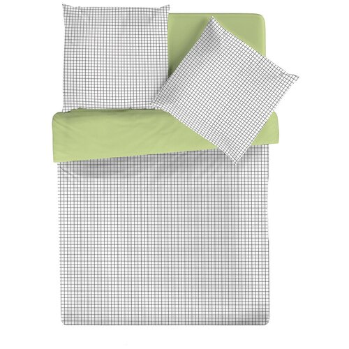 КПБ 1.5 Organic перкаль м101.14.06 рис.4598-1+4599-1 Денвер