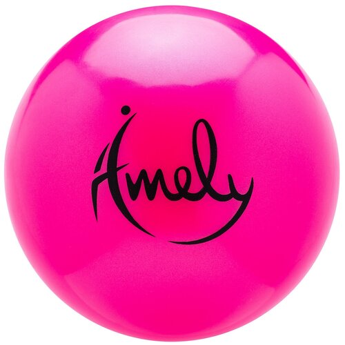 фото Мяч для художественной гимнастики agb-301 19 см, розовый amely