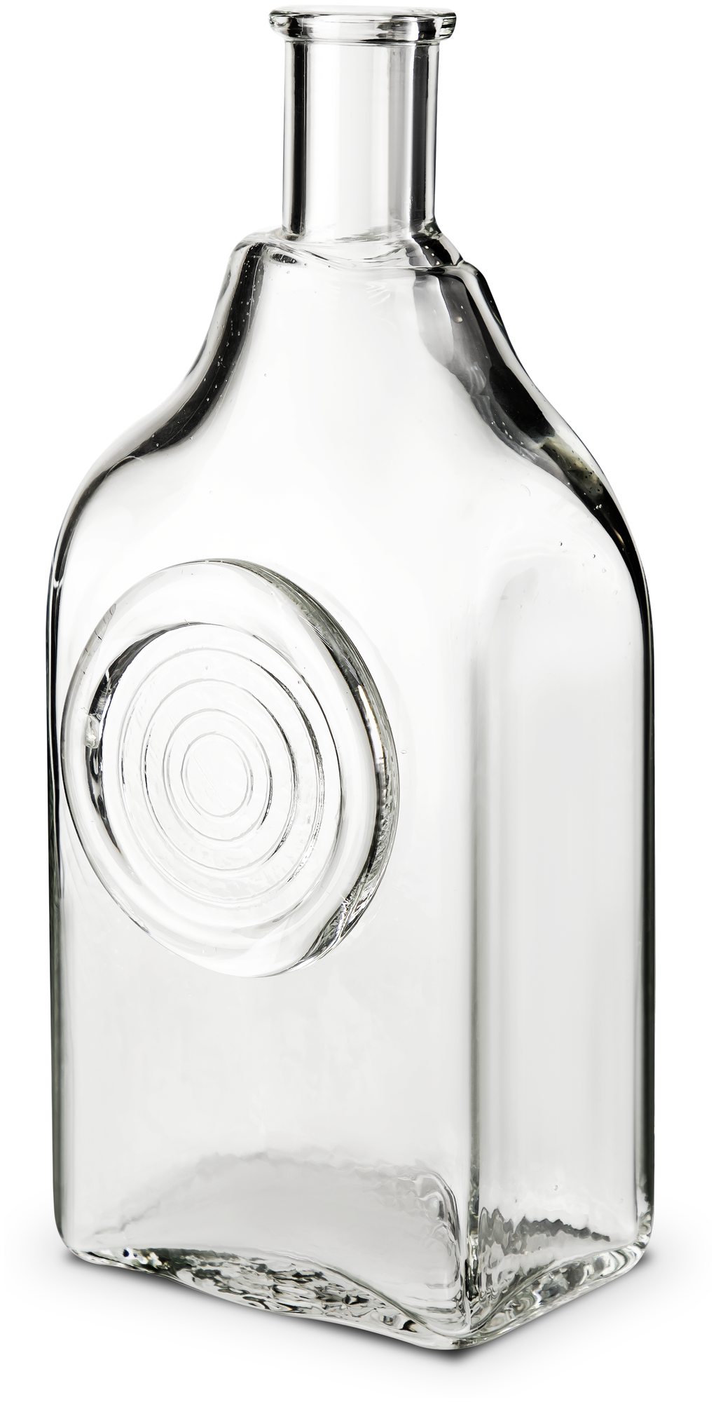 Бутыль стеклянный для напитков для настаивания для самогона и вина "Слеза" 2л
