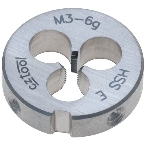 Плашка Bucovice(CzTool) M3x0,5 HSSE 60° 6g 20x5мм DIN EN22568 290030