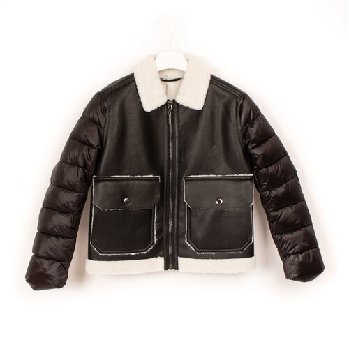 фото Куртка gulliver 21811btc4103 (черный, мальчик, 158 см)