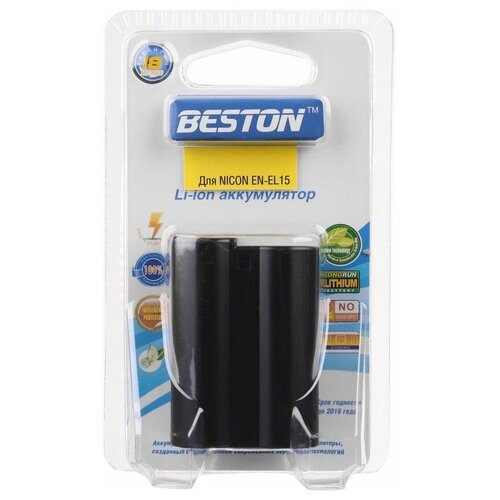 Аккумулятор для фотоаппаратов BESTON Nikon BST-EN-EL15 зарядное устройство beston bst 632d для фотоаппарата nikon en el3