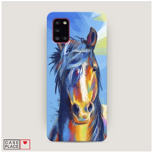 фото Чехол пластиковый samsung galaxy a31 лошадь арт 3 case place