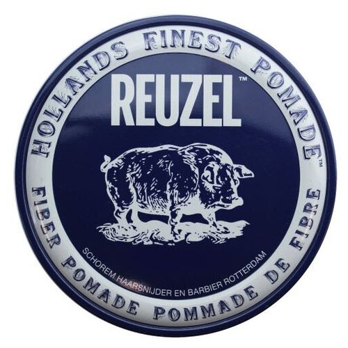 Reuzel Fiber темно-синяя паста Pig 113 гр reuzel синяя помада для волос pig водник 113 гр