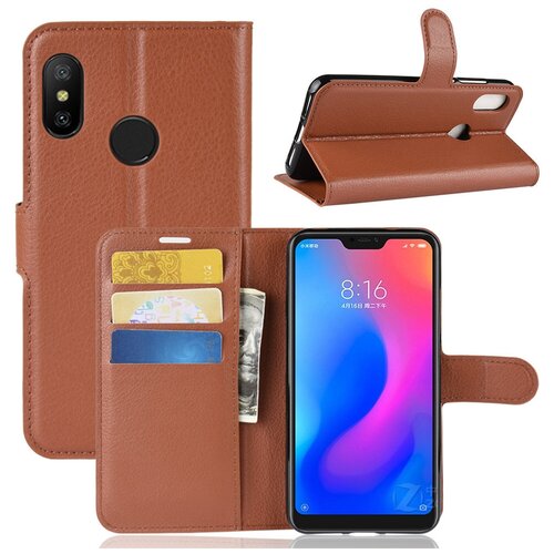фото Чехол-книжка prestige с функцией подставки для xiaomi redmi 6 pro / mi a2 lite black panther