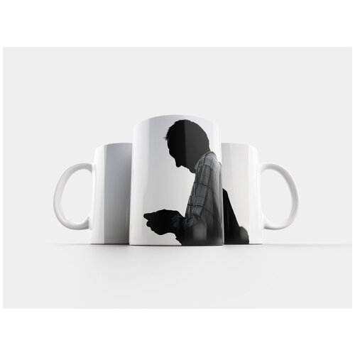 фото Кружка "мобильний, природа, мужчина" 320 мл lotsprints