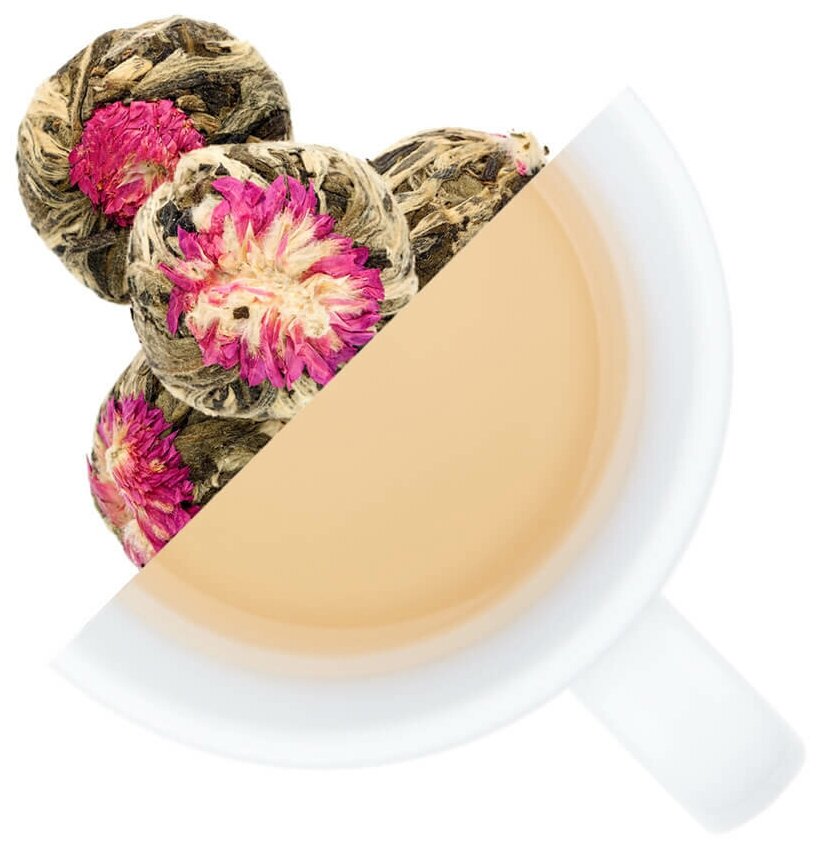 Связанный чай Вань Цзы Цзянь Хун (с жасмином и кокосовым молоком), Lemur Coffee Roasters, 50 г (код товара F1) - фотография № 1