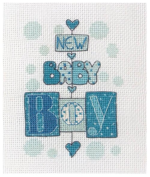 * Набор для вышивания Anchor New Baby Boy 11*8см, MEZ, PCE753