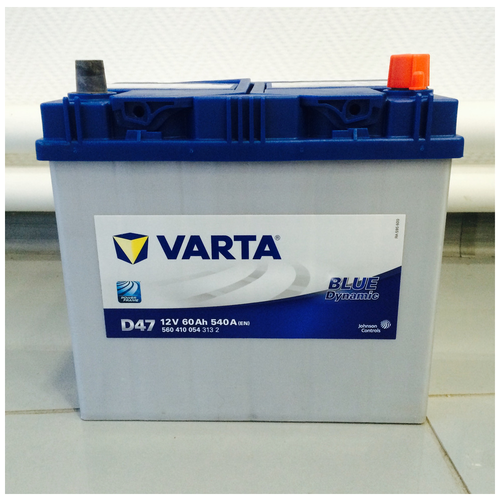 фото Аккумуляторная батарея varta blue 6ст60 d47 560 410 054. 6ст60 1100*и