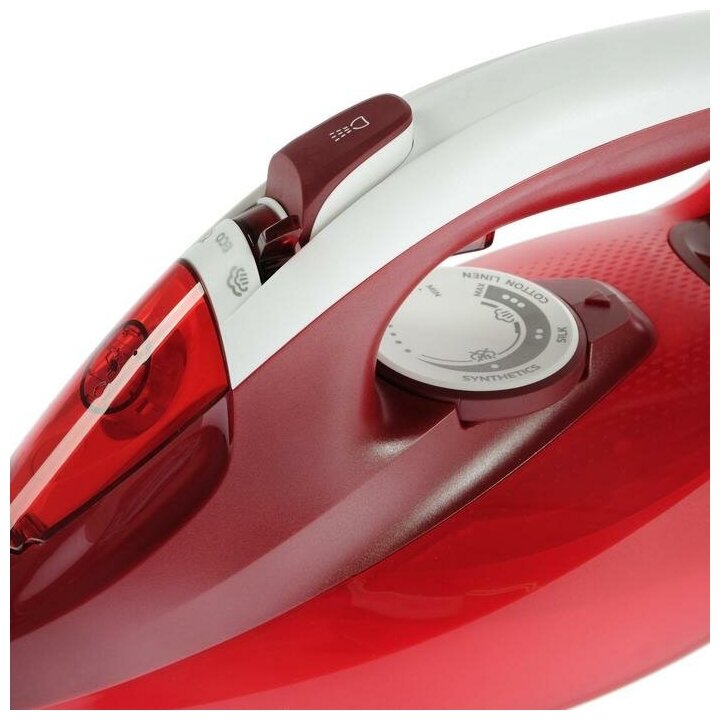 Утюг PHILIPS , 2500Вт, красный/ белый - фото №11