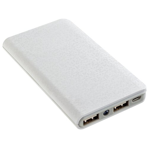 Внешний аккумулятор GOLF G12 Powerbank 8000 mah Кабель Micro usb In Micro usb Out USB 1 А 21A белый 58300₽