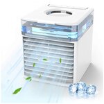 Мини кондиционер Ultra Air Cooler / Охладитель воздуха / Кондиционер воздуха / Освежитель / Настольный кондиционер / Увлажнитель - изображение