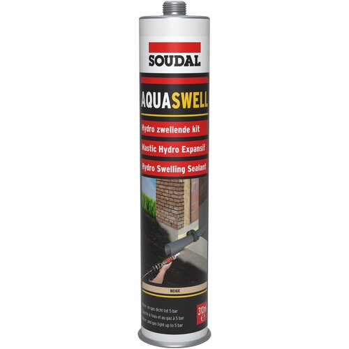 Герметик Soudal Aquaswell 310 мл. beige 450 гр герметик полиуретановый универсальный soudal soudaflex 40 fc серый 300 мл