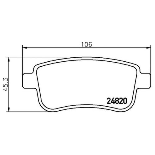 Колодки Тормозные Дисковые Компл. Fluence (L30_) Gran Tour Iii Combi (Kz0/1) Gran Tour Iii Grandtour Textar арт. 2482001