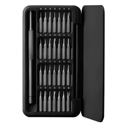 отвертка xiaomi hoto precision screwdriver set 28 in 1 qwlsd009 черная Набор инструментов для точных работ HOTO Precision Screwdriver Set (QWLSD009), 28 предм. черный