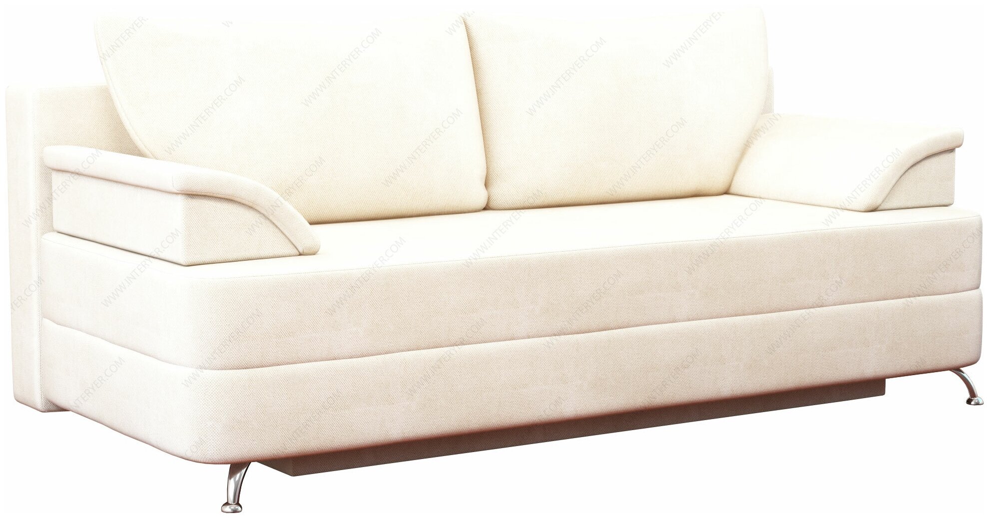 фото Диван еврокнижка Leticiya А Алиа 2 А7 белый