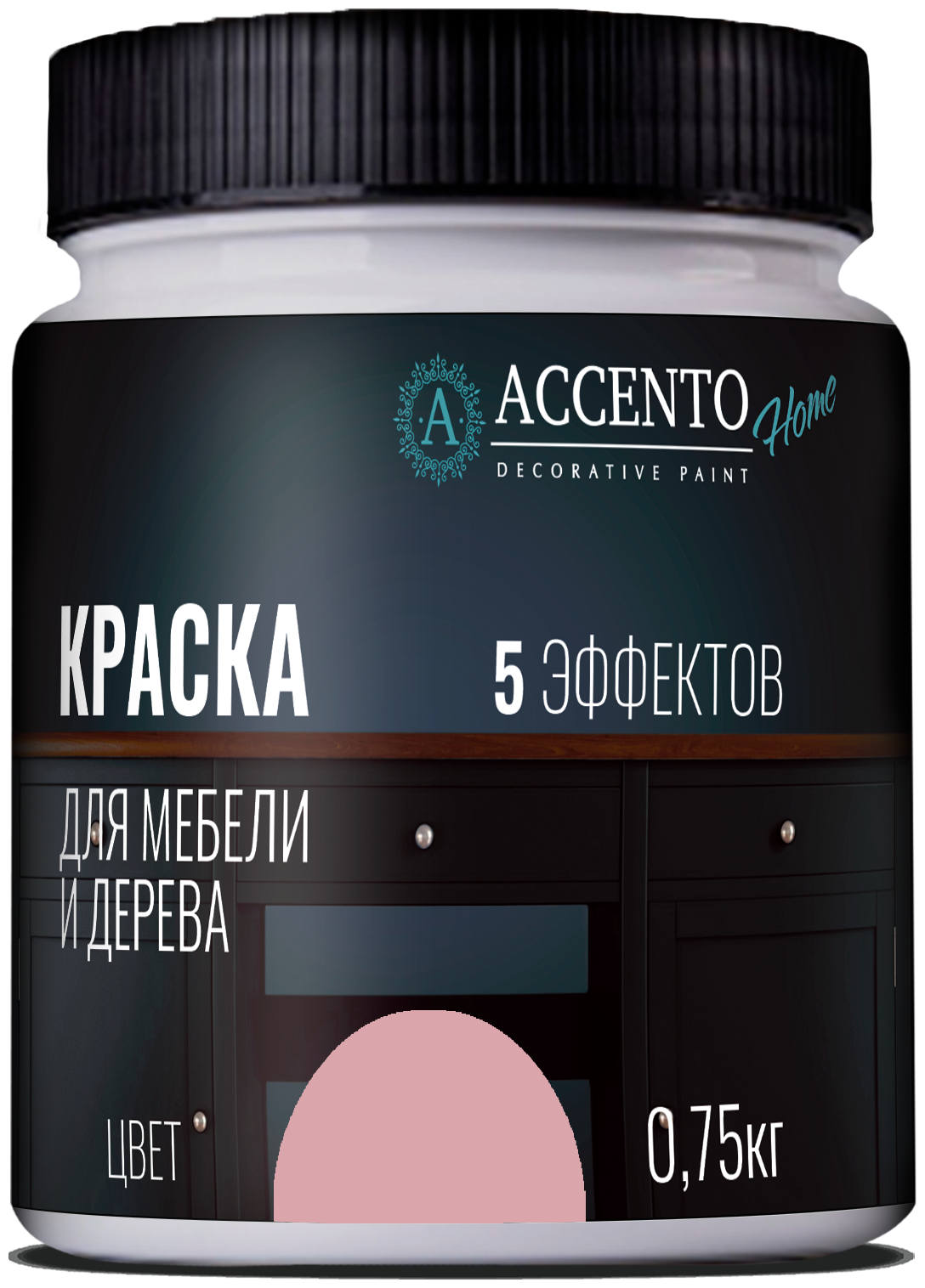 Краска акриловая AccentO Home для мебели и дерева