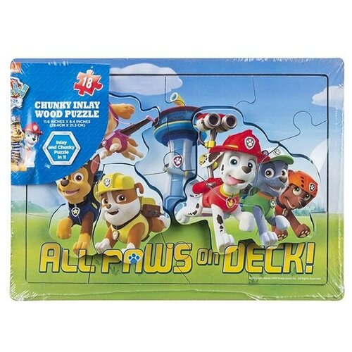 Игра Spin Master Paw Patrol деревянный пазл Щенячий патруль 6033069 фигурка spin master paw patrol 20097685 3 8 см