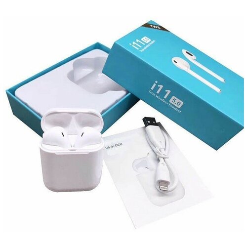 Беспроводные наушники i11 Белого цвета 84600₽