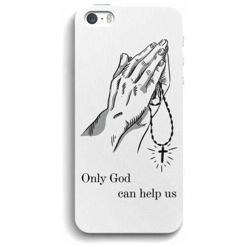 фото Чехол для iphone 5/5s/se "only god can help us" directfromheart
