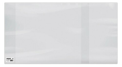 Обложка ПВХ со штрихкодом для учебников А4 большого формата, контурных карт, атласов, плотная, 120 мкм, 292х560 мм, пифагор, 227492, 50 штук