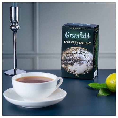 Чай черный Greenfield Earl Grey Fantasy(листовой),2уп.