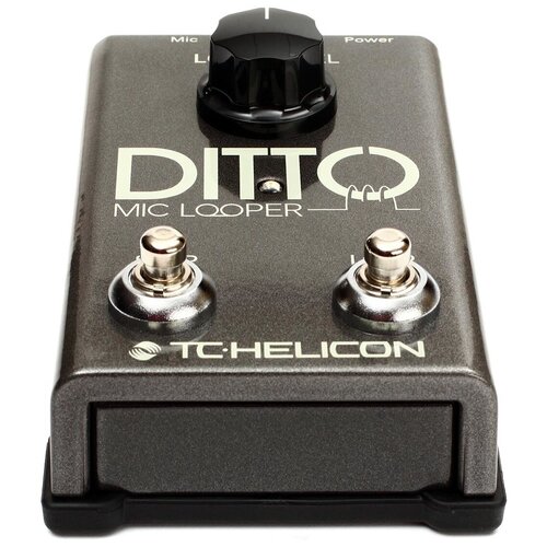 Напольная вокальная педаль эффектов: лупер TC HELICON DITTO MIC LOOPER tc helicon voicetone e1 напольная вокальная педаль эффектов эхо и задержки