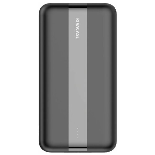 Внешний аккумулятор RIVACASE VA2081 20000 mAh, черный внешний аккумулятор rivacase va2571 20000 mah белый