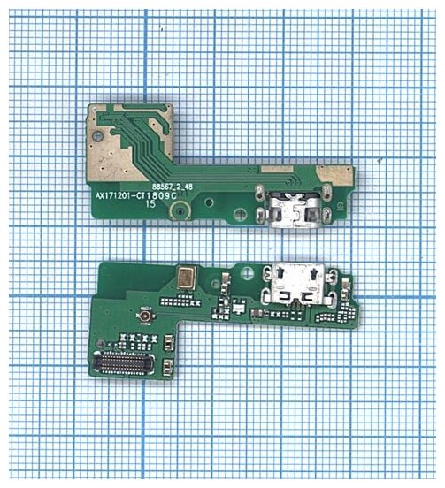 Плата разъема питания с микрофоном для Xiaomi Redmi 5