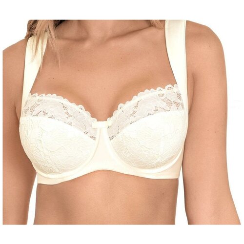фото Бюстгальтер классика grandissima, чашка мягкая, формованная, бретели регулируемые, размер 95e, белый