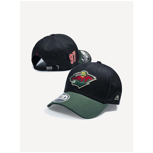 фото Бейсболка nhl minnesota wild № 97 ( кирилл капризов) (цвет: черный) atributika & club