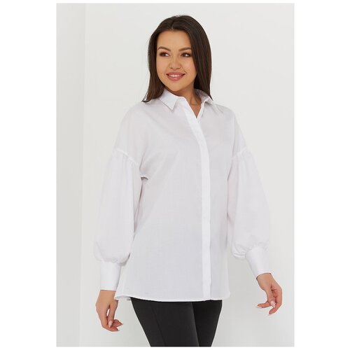 Рубашка Katharina Kross, размер 46, белый рубашка fly размер 46 белый