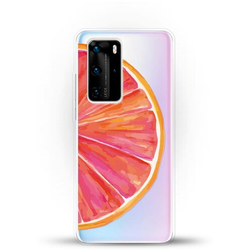фото Силиконовый чехол грейпфрут на huawei p40 pro andy & paul