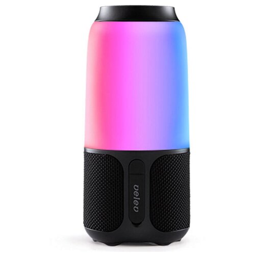 фото Портативная колонка с подсветкой xiaomi velev v03 colorful lighting sound black