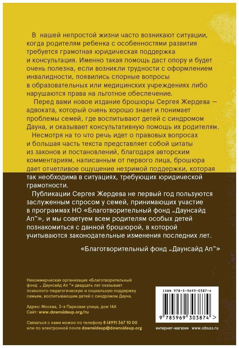 Помощь детям-инвалидам. Права, льготы и юридическая практика - фото №2