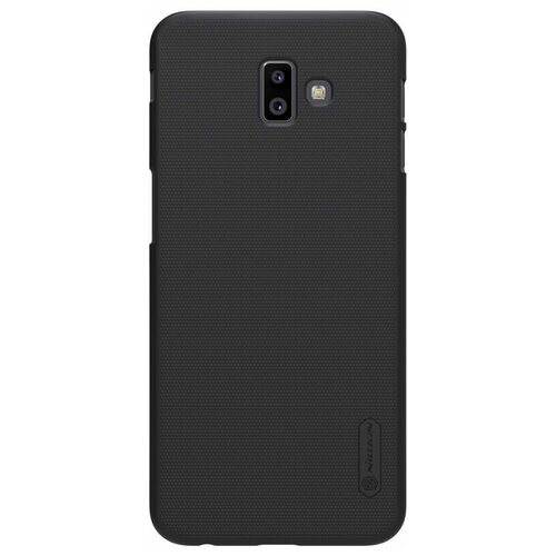 Чехол накладка Nillkin Super Frosted для Samsung Galaxy J6 Plus Черный чехол накладка silicon case для samsung sm j610 galaxy j6 2018 красный