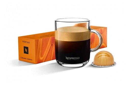 Капсулы для кофемашин Nespresso Vertuo "Nespresso CARAMEL COOKIE" (10 капсул) - фотография № 2
