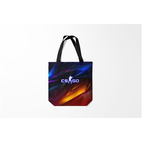 фото Сумка-шоппер / 40х40 см / геймерам / counter strike cs go burnettie