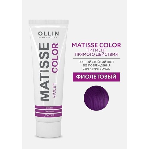 MATISSE COLOR Пигмент прямого действия 100мл фиолетовый пигмент прямого действия для волос matisse color 100мл yellow