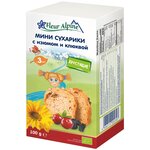 Снэк Fleur Alpine мини сухарики с изюмом и клюквой, с 3 лет - изображение