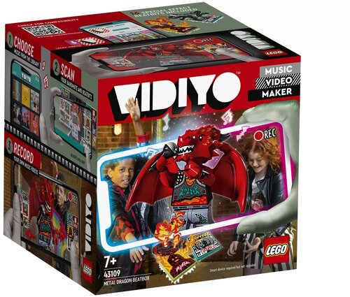 Набор с элементами конструктора LEGO Vidiyo 43109 Битбокс Дракона-Металлиста, 86 дет.