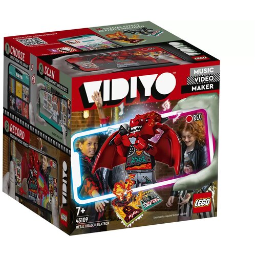 Набор с элементами конструктора LEGO Vidiyo 43109 Битбокс Дракона-Металлиста, 86 дет.