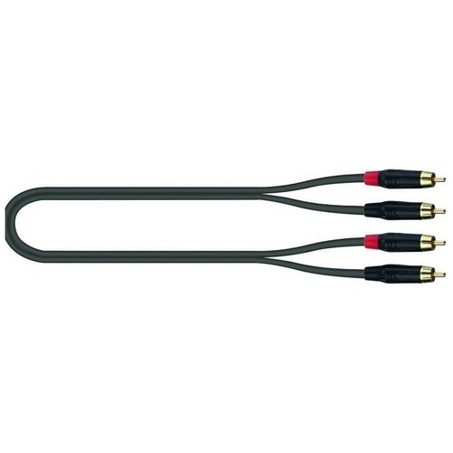 Кабель аудио 2xRCA - 2xRCA QUIK LOK JUST 4RCA 1 1.0m кабель tubon аудио 2 x rca m male 2 x rca m male тюльпаны колокольчики od4 0 5м