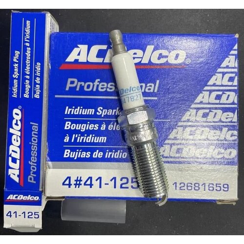 Свечи зажигания иридиевая ACDelco 12681659 (4#41-125)