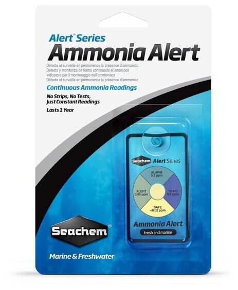 Тест для воды на аммиак Seachem Ammonia Alert