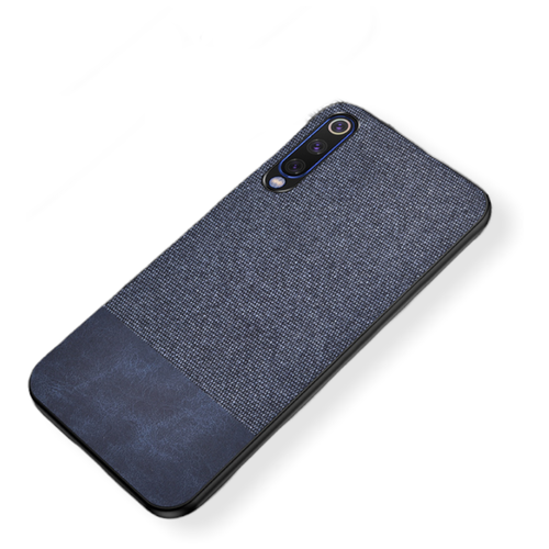Чехол-накладка MyPads из качественного силикона с текстурным покрытием для Xiaomi Redmi Note 7/ Note 7 Pro / Xiaomi Redmi Note 7S синяя