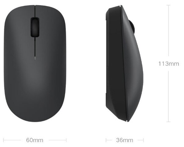 Мышь беспроводная Mi XMWXSB01YM черный