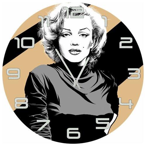 фото Svs настенные часы svs 3502465 строгий стиль мерилин