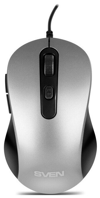 Мышь Sven RX-114 SV-018665 silver проводная 2000 dpi